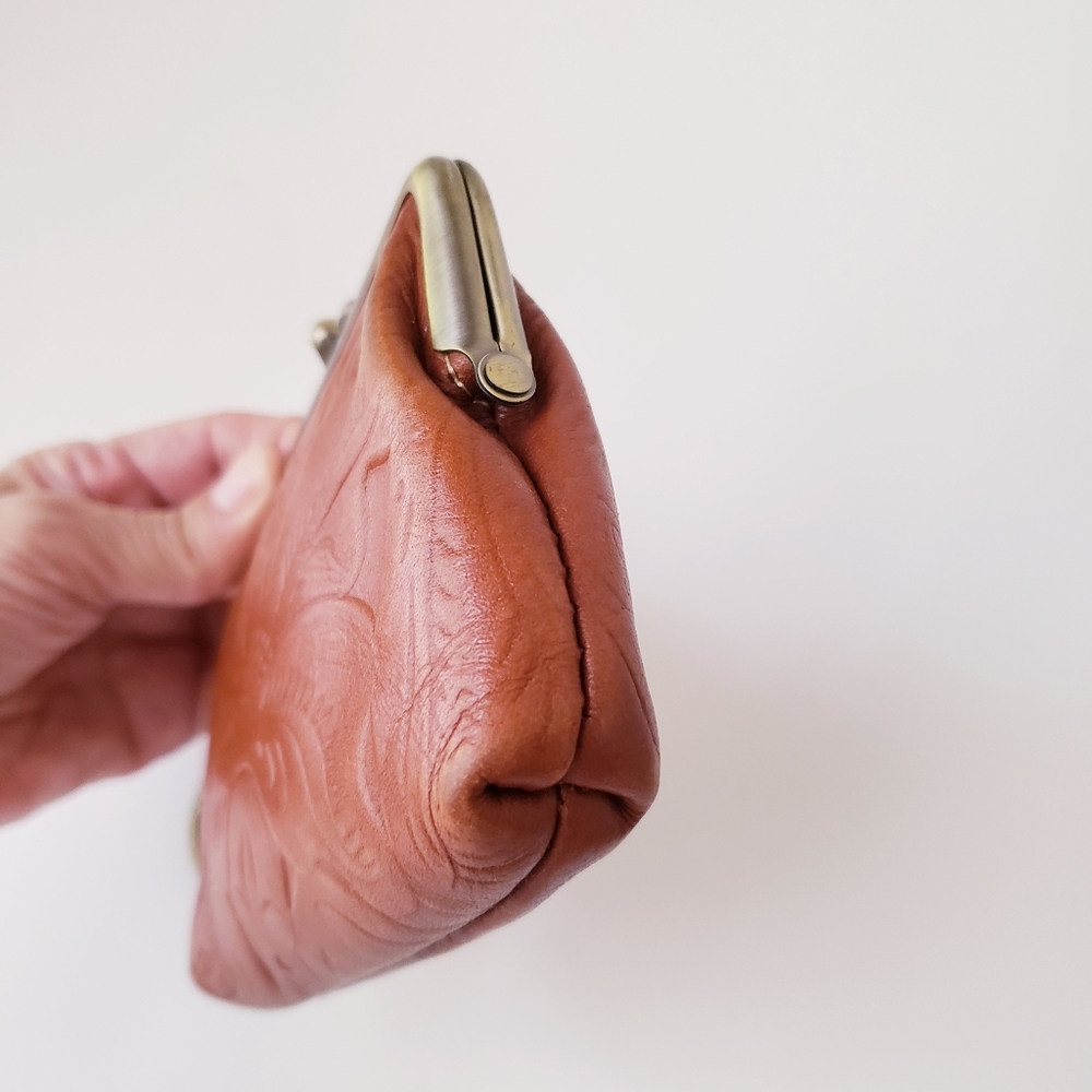 Patricia Nash Tan Leather Coin Purse - Picture 13 of 15